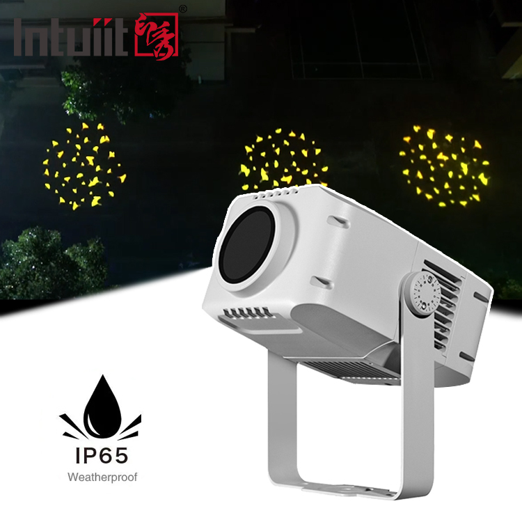 Đèn chiếu Gobo tùy chỉnh 100w Ip65 Đèn quảng cáo độ sáng cao Led ngoài trời Giáng sinh Đèn chiếu logo Gobo Đèn quảng cáo