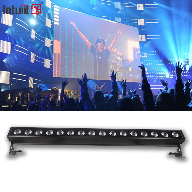 16*5W Outdoor Ip65 Waterproof Linear Led Wall Washer Light Dmx512 RGB Architectural Lighting