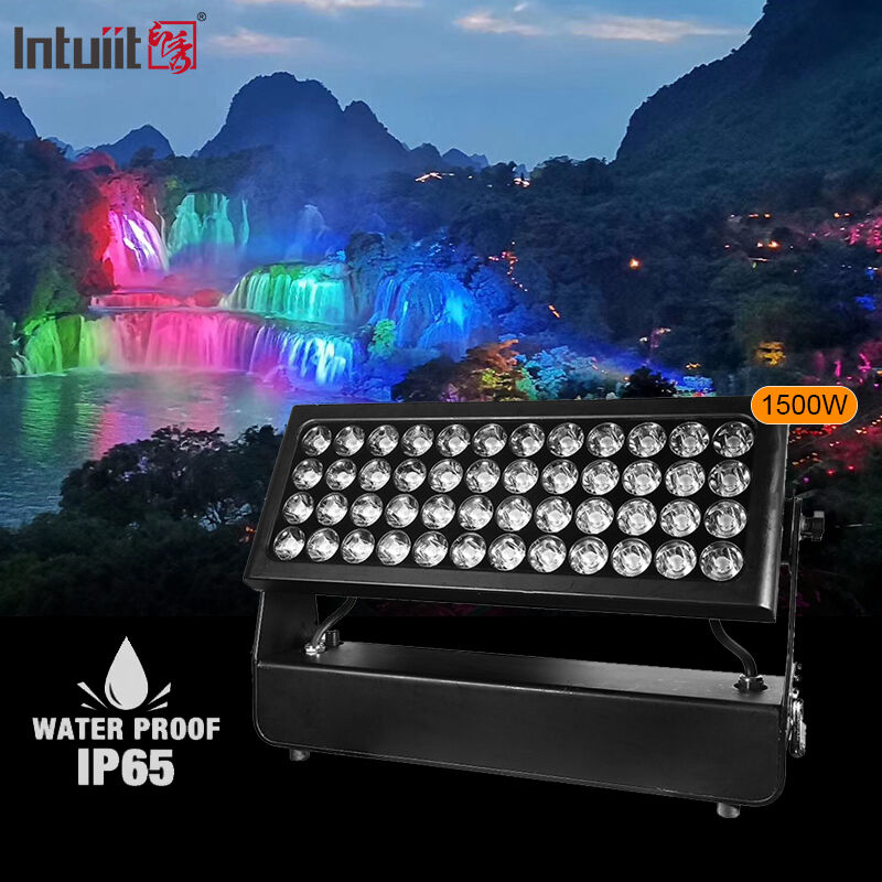 RGBW công suất cao 4 trong 1 1500W Đèn máy rửa tường LED cho bữa tiệc cưới và kiến trúc cảnh quan