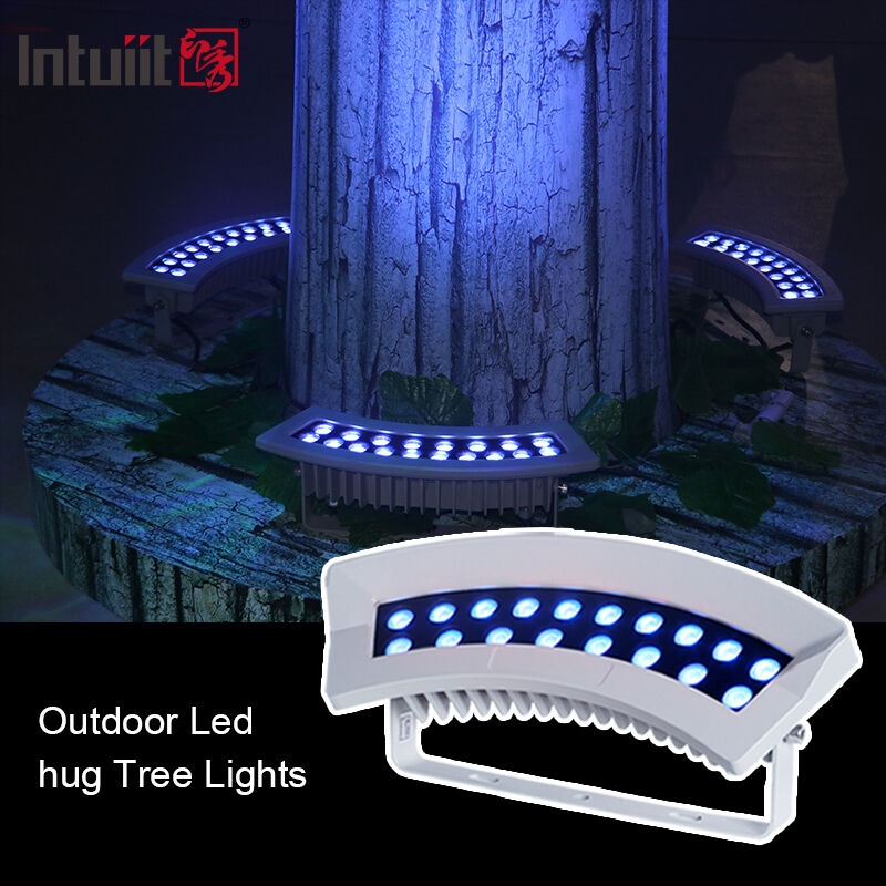 Trò chơi chuyên nghiệp 36W RGBW LED Landscape Flood Light IP65 Outdoor Tree Uplighting cho Dự án Kiến trúc Công viên