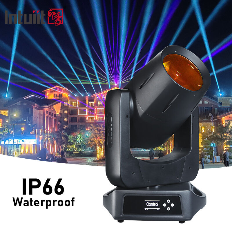 IP66 chống nước 100W CMY Laser Moving Head Light Ultra Narrow 0.8 độ Beam Angle Đèn sân khấu ngoài trời DMX512