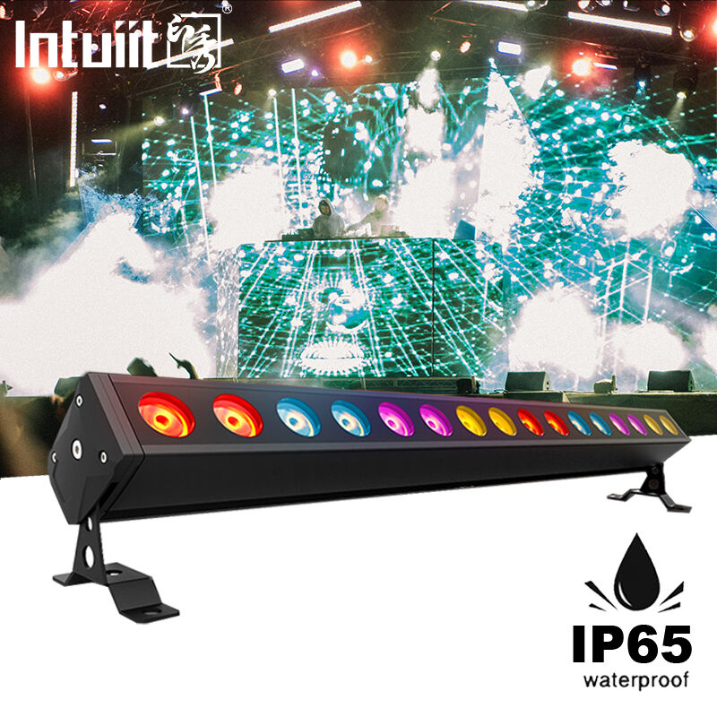 IP65 ngoài trời 16x5W RGBW 4-in-1 đèn LED dây chuyền máy giặt tường Bar Light DMX512 Thiết kế sân khấu Đèn giặt