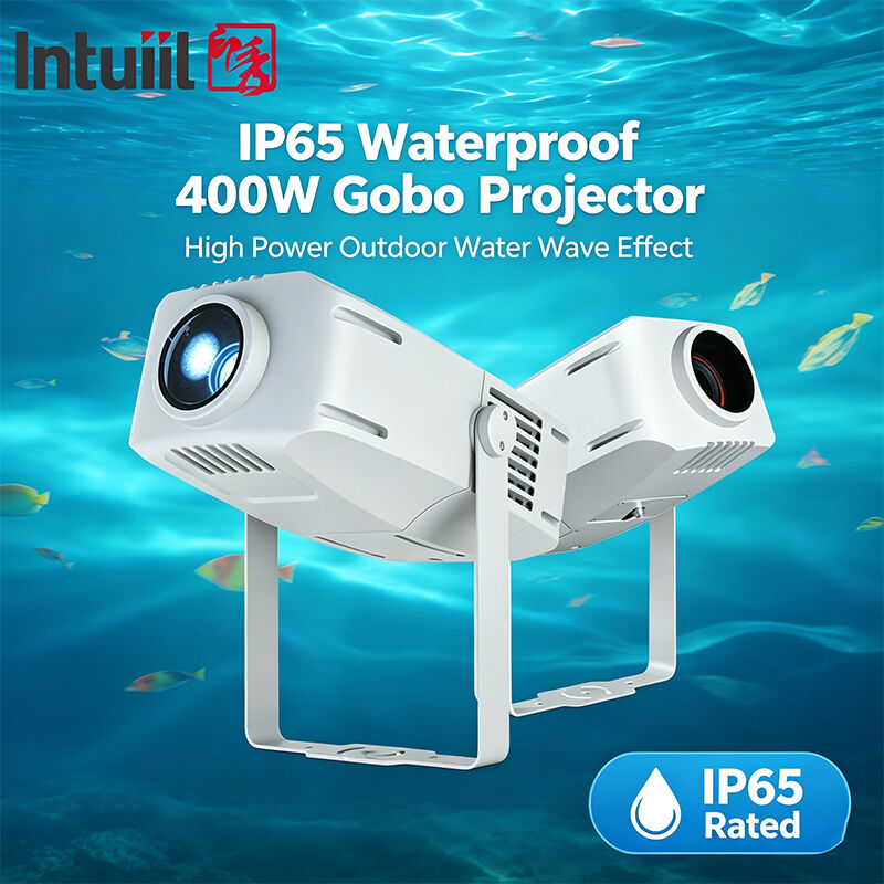 Đèn chiếu sóng nước 400W IP65 LED DMX512 Tác dụng sóng động ngoài trời cho tòa nhà, hồ bơi và sân khấu