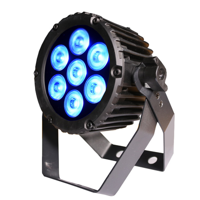 DJ Wedding Concert Dimmable RGBW Led Stage Light Chống nước Led Par Light 7 * 3W