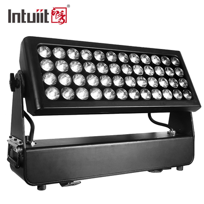 Đèn LED chống lũ theo tiêu chuẩn IP65 48 CÁI 10W RGBW 4 In1 Đèn LED màu thành phố ngoài trời Máy giặt Wasll cho các sự kiện của khách sạn Garden Park