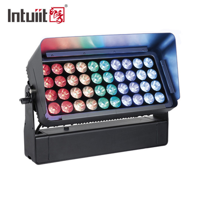 40X10W DMX RGBW 4 In1 LED lũ lụt Máy giặt treo tường Ánh sáng chống thấm IP65 Ánh sáng màu tòa nhà thành phố ngoài trời