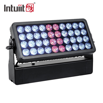 40x10w IP65 Đèn LED cảnh quan ngoài trời Đèn lũ lụt trang trí tòa nhà DMX Đèn LED rửa màu thành phố