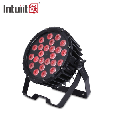 Đèn chiếu sáng RGB 24x3W 3 In1 DJ Par lon Hợp kim nhôm DMX 512 Led sân khấu rửa