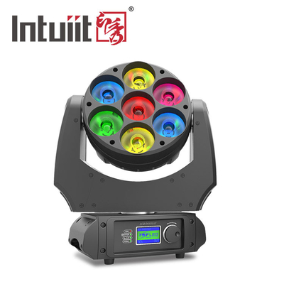 Điều khiển cá nhân DMX Ánh sáng sân khấu bên Rgbw 4 trong 1 7x10w Rửa đèn Led di chuyển