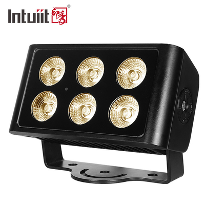Đèn chiếu sáng sân khấu LED 6x5W RGBW Chiếu sáng kiến ​​trúc chống thấm Điều khiển Dmx