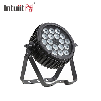 Đèn chiếu sáng sân khấu bằng nhôm công suất cao có thể 18 cái 3W Ánh sáng sân khấu mỏng Par
