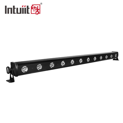 12x2W trong nhà DJ tuyến tính LED thanh ánh sáng điều khiển DMX Đèn máy giặt treo tường cho buổi hòa nhạc