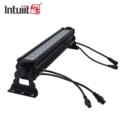 Thanh ánh sáng máy giặt treo tường 12 * 3W RGB 3 trong 1 IP65 Trang trí đèn rửa sân khấu