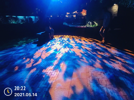 Ánh sáng hiệu ứng sóng nước động chống nước ngoài Rgbw sóng nước LED Gobo Projector Light