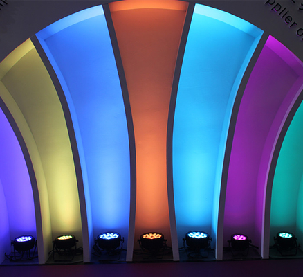 Mini chống nước 4pcs RGB 3In1 Led Par Light Cho Party Disco