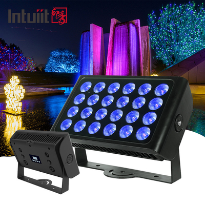 Hot bán 24pcs 160w LED RGBW 4-in-1 City Color Light rửa zoom cho ngoài trời đêm câu lạc bộ Bước đi Party concert đám cưới