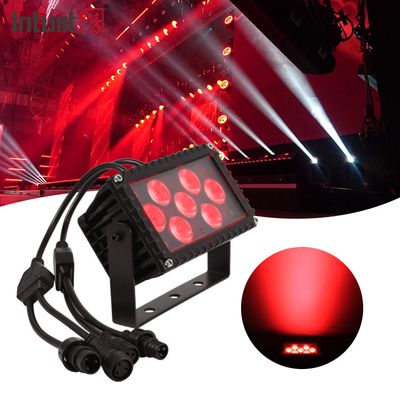 7x3W LED ngoài trời Die-Casting nhôm kiến trúc chiếu đèn pha Mặt tiền ánh sáng