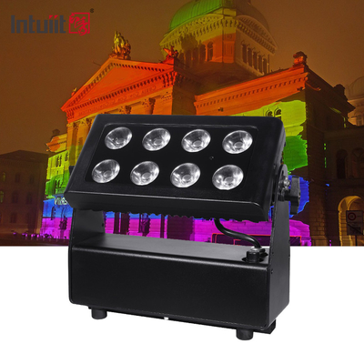 IP65 8x15w 4in1 đèn LED màu thành phố ngoài trời máy giặt pin đèn lũ cho công viên giải trí