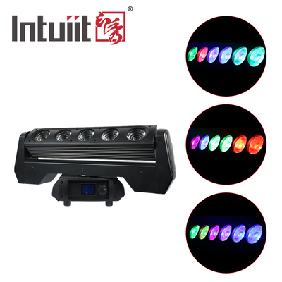 5x40W RGBW Di chuyển đầu quay đèn thanh Professional stage Lighting 4in1 Club Stage Bar Performance Di chuyển đầu đèn