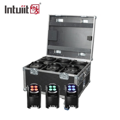 4x12W RGBW Led Par Stage Light pin Uplight Đèn không dây cho DJ Wedding