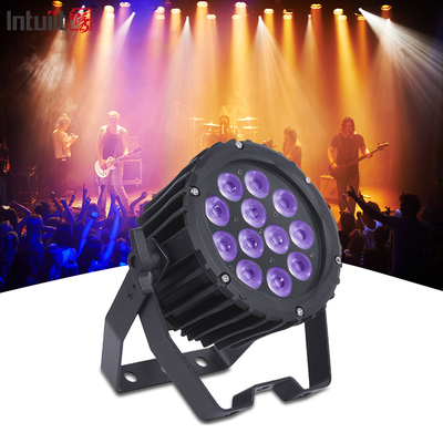Nội thất 4 trong 1 LED Mini Par Can Light 12x3w RGB Par Light Party Khách sạn