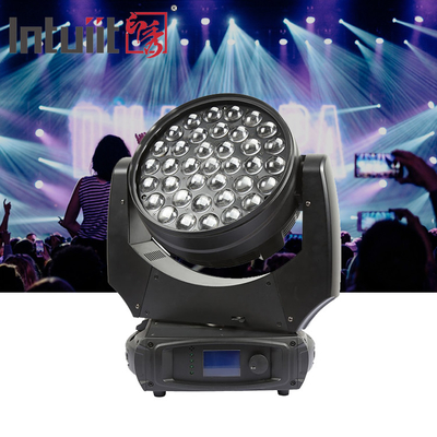 Trình chiếu sáng đầu di động chuyên nghiệp 37x10W công suất cao cho thiết bị chiếu sáng sân khấu hòa nhạc