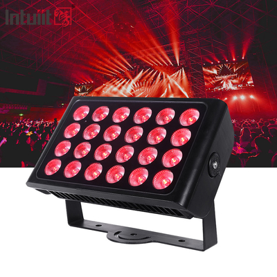 24PCS 10w chống nước Led Wall Washer Light Điện năng cao LED Flood Light RGBW LED City Color Light