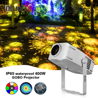 Máy chiếu ngoài trời Gobo 400w Máy chiếu quảng cáo xoay LED chống nước IP65 Logo Gobo Projector Light