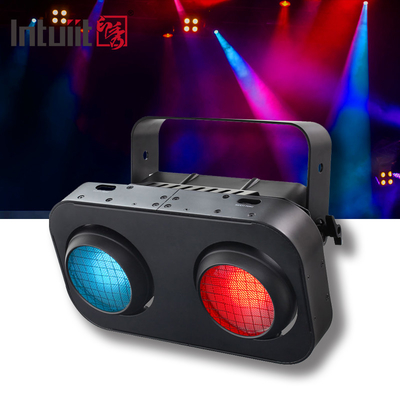 Ánh sáng khán giả sân khấu 2 mắt RGBW 4in1 đèn mù 200W cho Đèn sân khấu disco