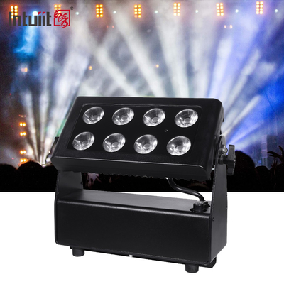 Đèn pin LED Par 8X15W LED par RGBW 4in1 8pcs pin 15W par light DMX512 Đèn sân khấu