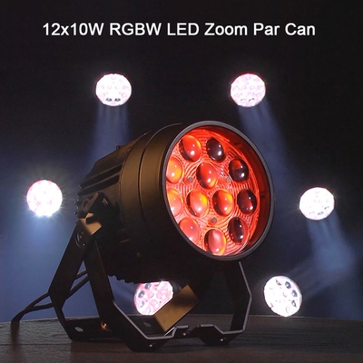 12x10W RGBW 4in1 LED Par Light Đèn sân khấu cho hiệu suất và hiệu ứng chiếu sáng