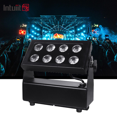 8 * 15W RGBW 4 trong 1 pin Đèn LED Square Par Đèn sân khấu ngoài trời chống thấm Đèn sân khấu DMX điều khiển DJ Đèn thiết bị disco
