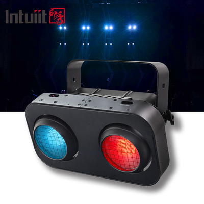 200W 2in1 Eyes LED COB Đèn khán giả cho DJ Disco Bar Club Ring Stage Blinder Light