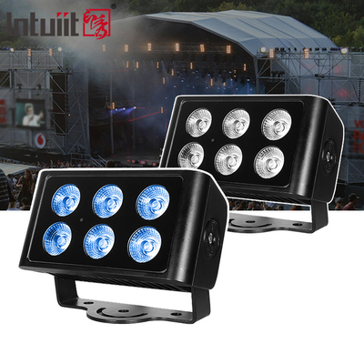 6x5W DMX RGBW 4 In 1 ngoài trời đèn LED tường rửa đèn lũ