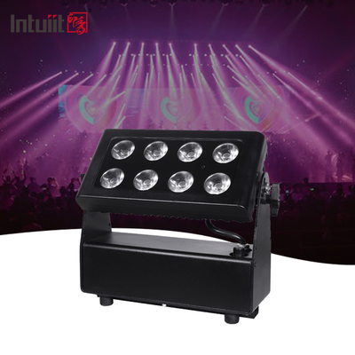 8X15W chống nước IP65 pin DMX LED tường máy rửa đèn