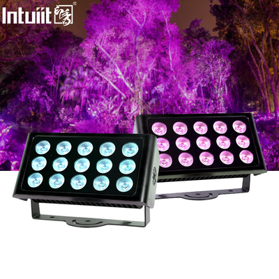 80W ngoài trời IP65 Square DMX RGBW đèn LED đèn lũ cho tòa nhà mặt tiền đèn LED máy giặt tường đèn flash