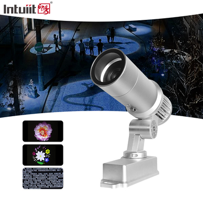 60W Logo tùy chỉnh Gobo Projector Đèn quảng cáo Đèn chiếu tường LED Đèn ngoài trời chống nước IP65 HD