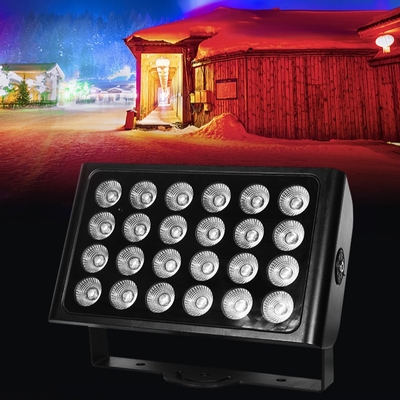 24x10w 4in1 Rgbw Led Outdoor Wall Washer Flood Lights Garden Wedding Party DJ Stage Light