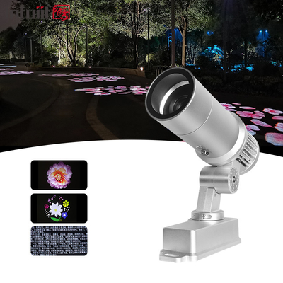 Ánh sáng ngoài trời chống thấm nước quảng cáo Gobo Projector 60W Phân phối mô hình LED Gobo Logo Light