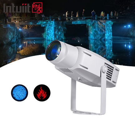 400W chống nước IP65 LED GOBO Projector ngoài trời xây dựng chiếu ánh sáng bốn màu chuyển đổi hiệu ứng nước chiếu ánh sáng