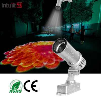 Kiểm soát nước IP65 Logo Gobo Projector Light Giáng sinh ngoài trời 60w LED Gobo Logo Projector ngoài trời quảng cáo ánh sáng