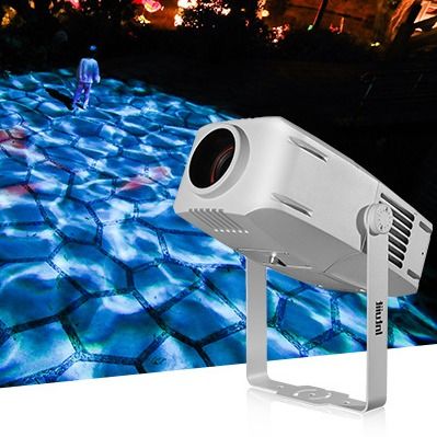100W ngoài trời chống thấm LED Projector sóng nước màu xanh dương hiệu ứng giai đoạn sóng động Gobo ánh sáng chiếu đèn
