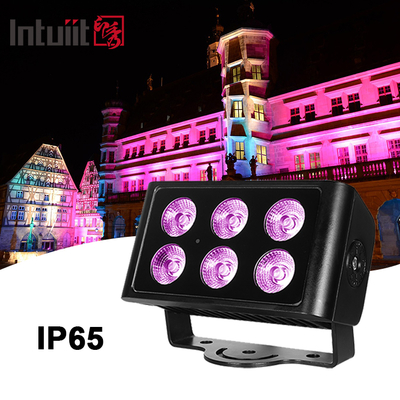 6x5W RGB RGBW ngoài trời đèn LED máy giặt tường ánh sáng IP65 Tấm mù lụt