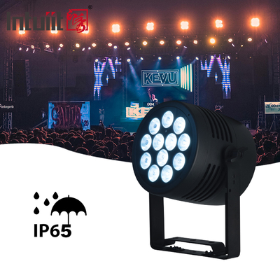 12x20W đèn LED Par Light IP65 chống nước RGBWA-UV 6IN1 DMX512 Đèn sân khấu