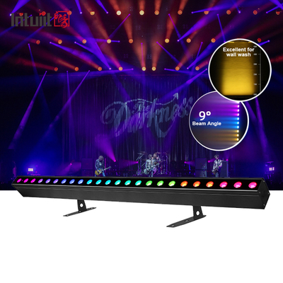 Đèn rửa tường LED RGBW 24x2W dùng trong nhà cho tiệc cưới DJ, đèn chiếu sáng lên có độ sáng cao