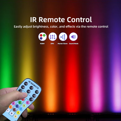Đèn rửa ánh sáng IP20 DMX512 Giải pháp âm nhạc thông minh tiên tiến 24*2W Đèn LED RGBW Thanh tuyến tính Đèn rửa tường