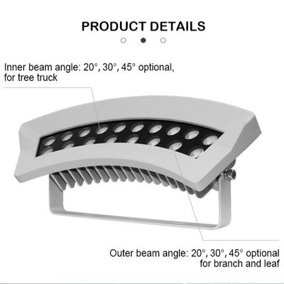 Đèn LED 36W với tính năng thay đổi màu sắc cho ánh sáng cây ngoài trời IP65 Đèn nhôm cơ thể nguồn điện AC