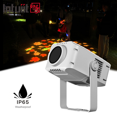 Máy chiếu Gobo ngoài trời 100w Máy chiếu quảng cáo Đèn LED xoay Chống nước IP65 Đèn chiếu logo Gobo