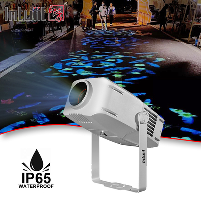 Đèn chiếu logo LED RGBW 400W tùy chỉnh, chống nước IP65, đèn chiếu logo LED xoay ngoài trời