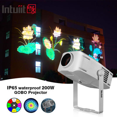 Kiểm soát nước IP65 đèn LED Gobo Projector Light High High Brightness 200W cho sân khấu cảnh quan ngoài trời
